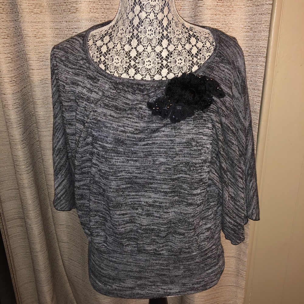 A. Byer Embroidered Detailed Dress Shirt